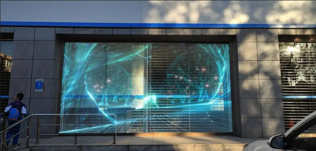 P3.97-7.81 LED-Videowandbildschirm Vermietung Transparent Vollfarbe