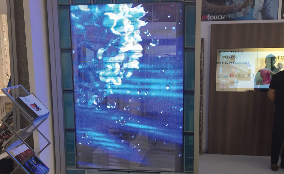 P2.6-5.2 HD Transparente LED-Display-Platte 2500nits Hängende Anlage