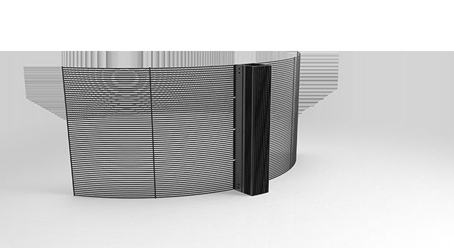 P2.6-5.2 HD Transparente LED-Display-Platte 2500nits Hängende Anlage