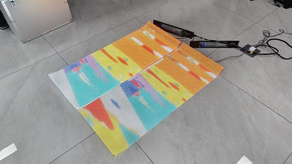 P6 P10 Transparente LED-Anzeige Flexible Vollfarbe für Innenräume