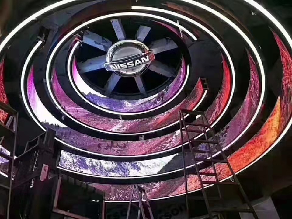 5V 60A Außen LED-Video-Display, Mehrfarbiger LED-Panelscreen Außen