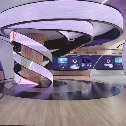 Kreisförmige dünne, flexible LED-Anzeige P1.8 P2 P2.5 P3 Vollfarbe